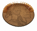 Compact Indian Head Bullion Display – Includes 20 (1 Oz) Copper Rounds